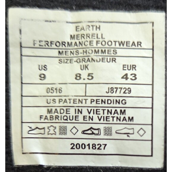 Merrell Moab 2 Ventilator Low Hiking Shoe Earth Brown Trail Boot Men's 9 J87729 - Picture 4 of 10